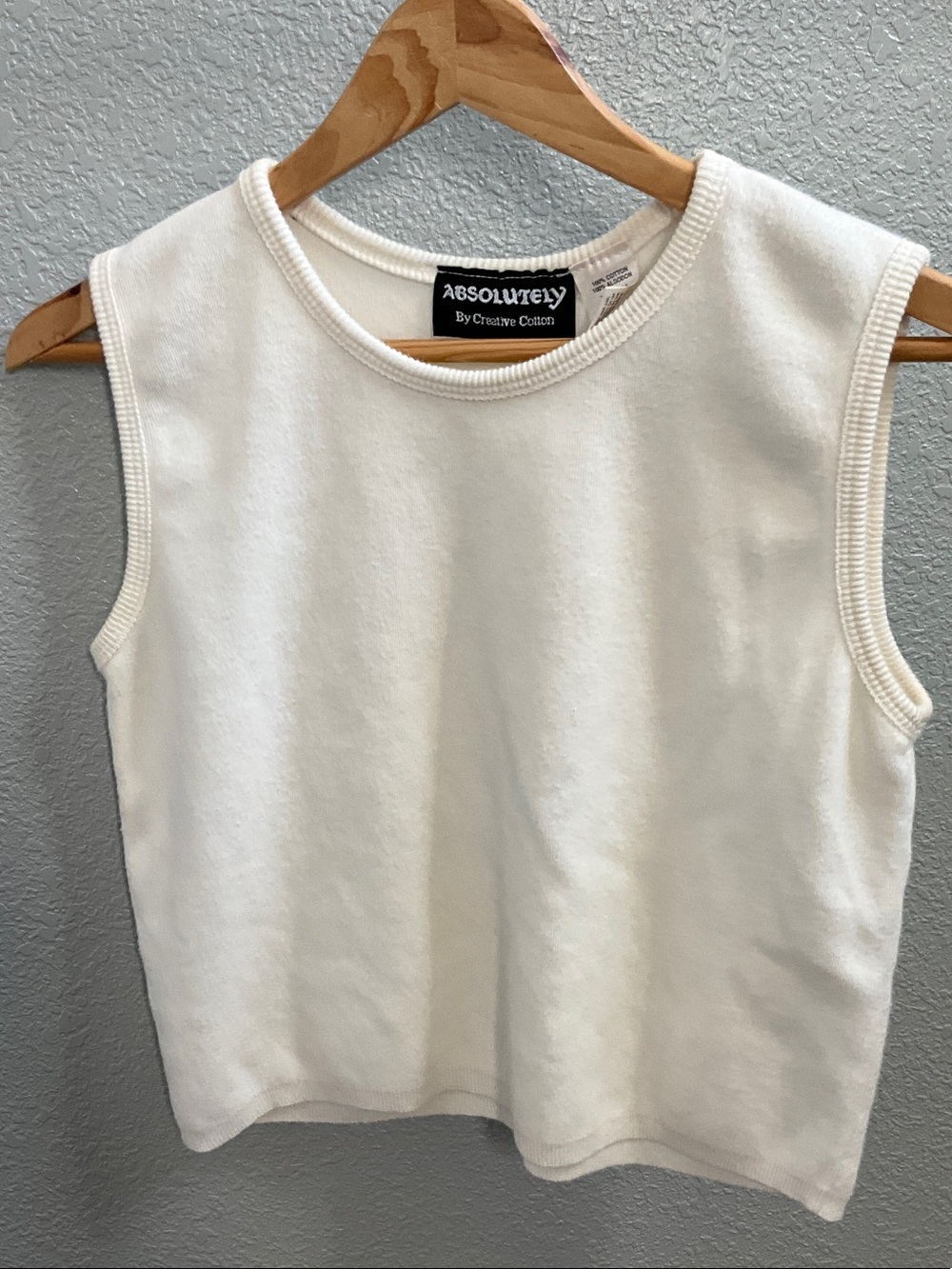 Knit tank top